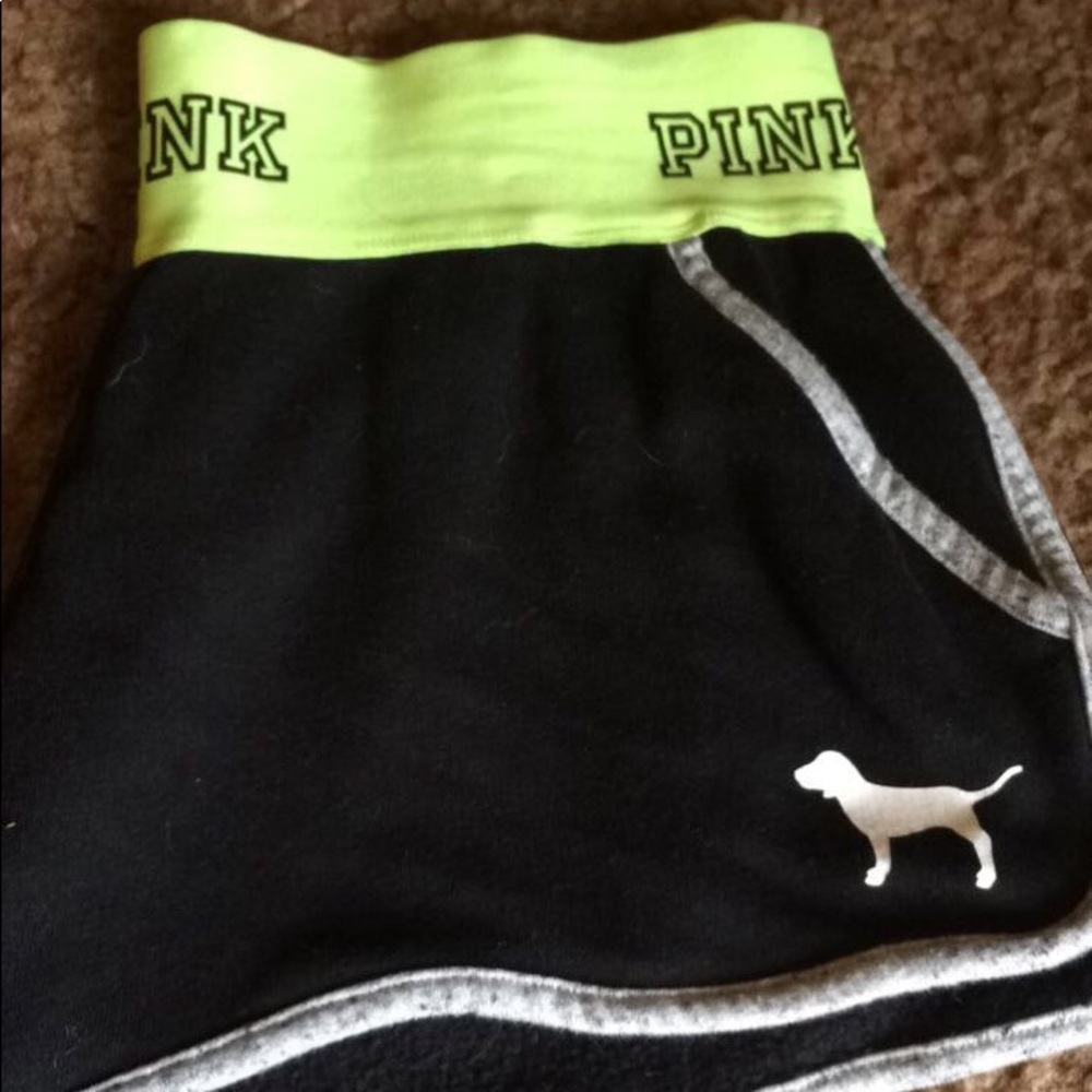 Cute neon band green victoria secret shorts ❤️❤️